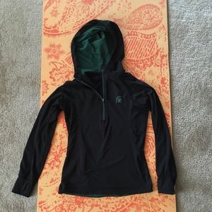 MSU Spartans quarter zip hoodie